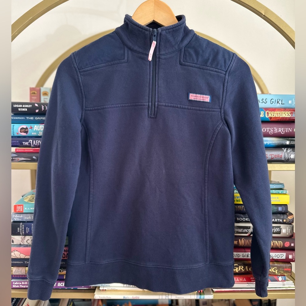 Vineyard Vines Surf Shep Quarter-Zip Shirt 💙🐳